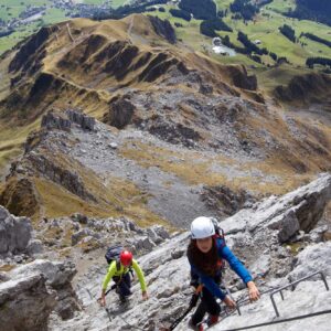 Geführter Klettersteig am Rigidalstock bei Engelberg – Foto engelberg.guide